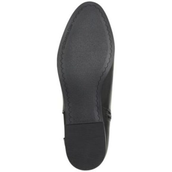 CHARTER CLUB Womens Black Daxi Round Toe Block Heel Slip On Booties 7 M - Picture 4 of 4